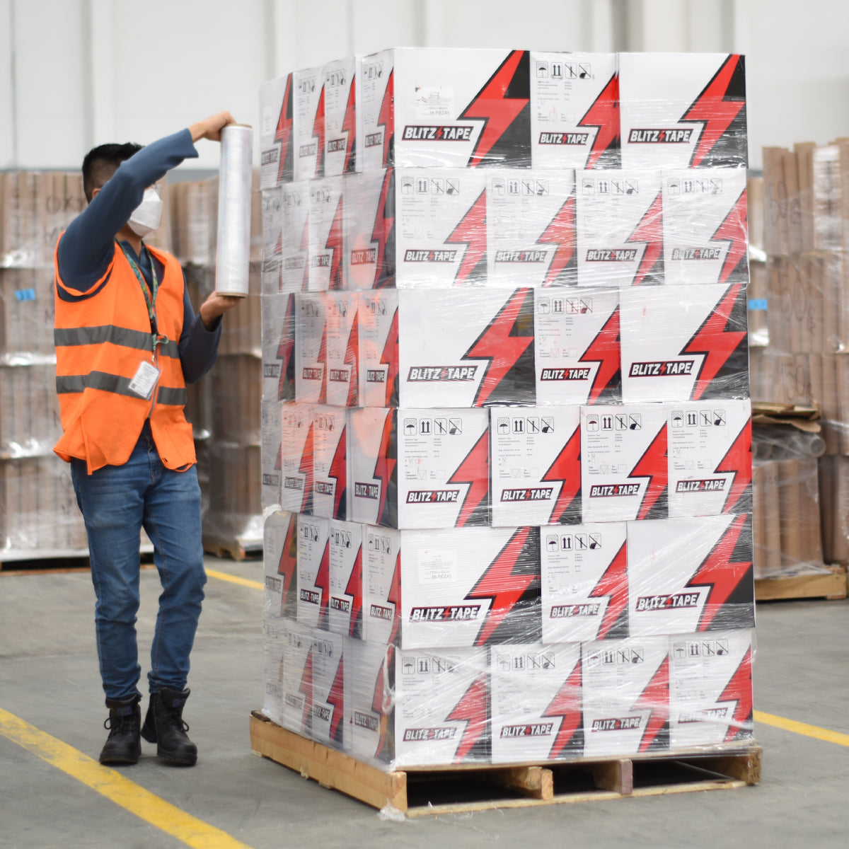 Packsys Película Stretch Manual Rollo de Playo Transparente Estirable